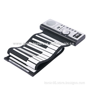 New Digital Electronic 49 Standard Keys Soft Roll-up Keyboard Piano, Good Gift for Children's